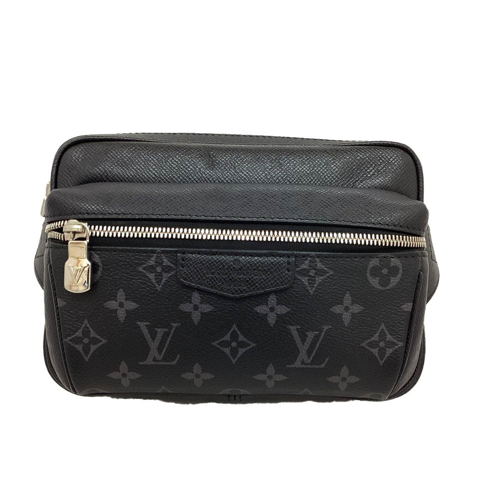 Louis Vuitton Taigarama Bumbag Outdoor Eclipse Black Taiga Black Shoulder Bag
